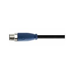 Connecteur mâle M12S, 3 pol., codage A IP67, 4A, non-blindé